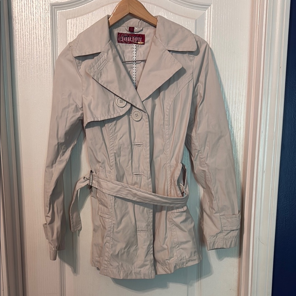 Jou Jou Classic Beige Trench Coat